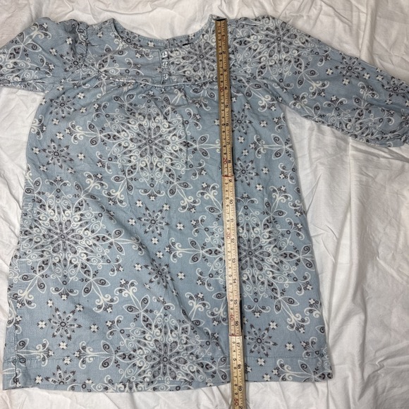 💙 BabyGap Blue Paisley Corduroy Dress | Cottage Core 3T - Picture 9 of 9